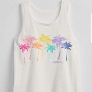 Gap girls size 8  graphic tank NWT‎